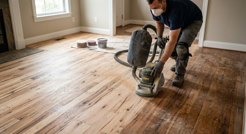 Birch Floor Refinishing in Alpharetta, GA