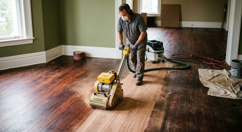 Hickory Floor Refinishing in Alpharetta, GA
