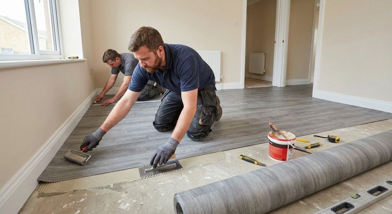 Sheet Linoleum Installation in Fort Worth, TX
