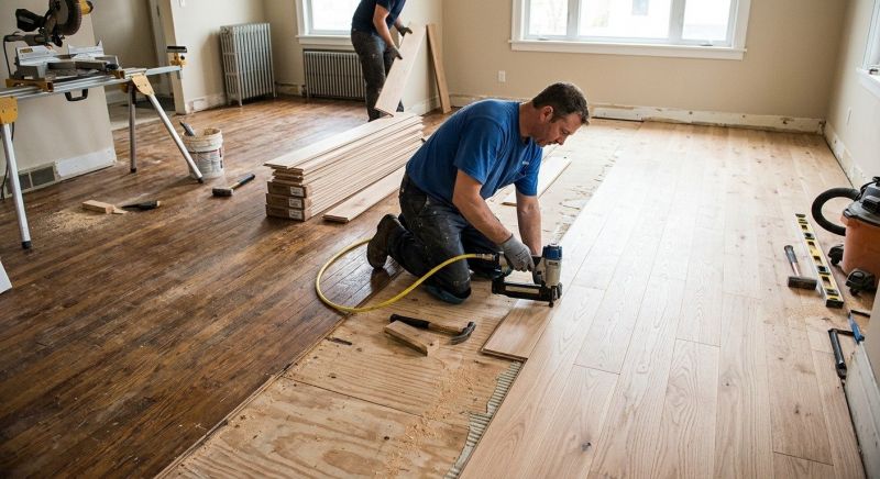 Finished Floor Installation in San Antonio, TX