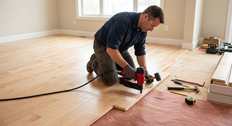 Hickory Floor Installation in Phoenix, AZ