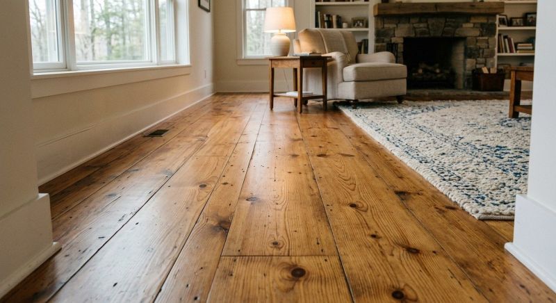 Pine Floor Installation in Austin, TX